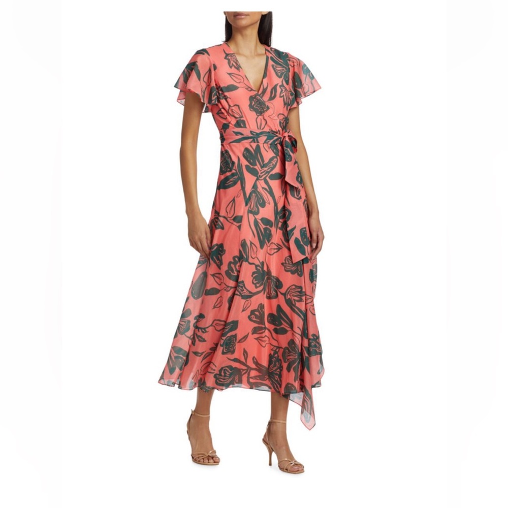 Tanya Taylor Women's Brie Silk-Blend Floral Maxi Dress - Picture 2 of 5